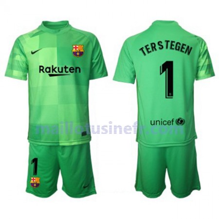 Maillot de Foot FC Barcelone Ter Stegen 1 Gardien Troisième 2021-22 - Enfant